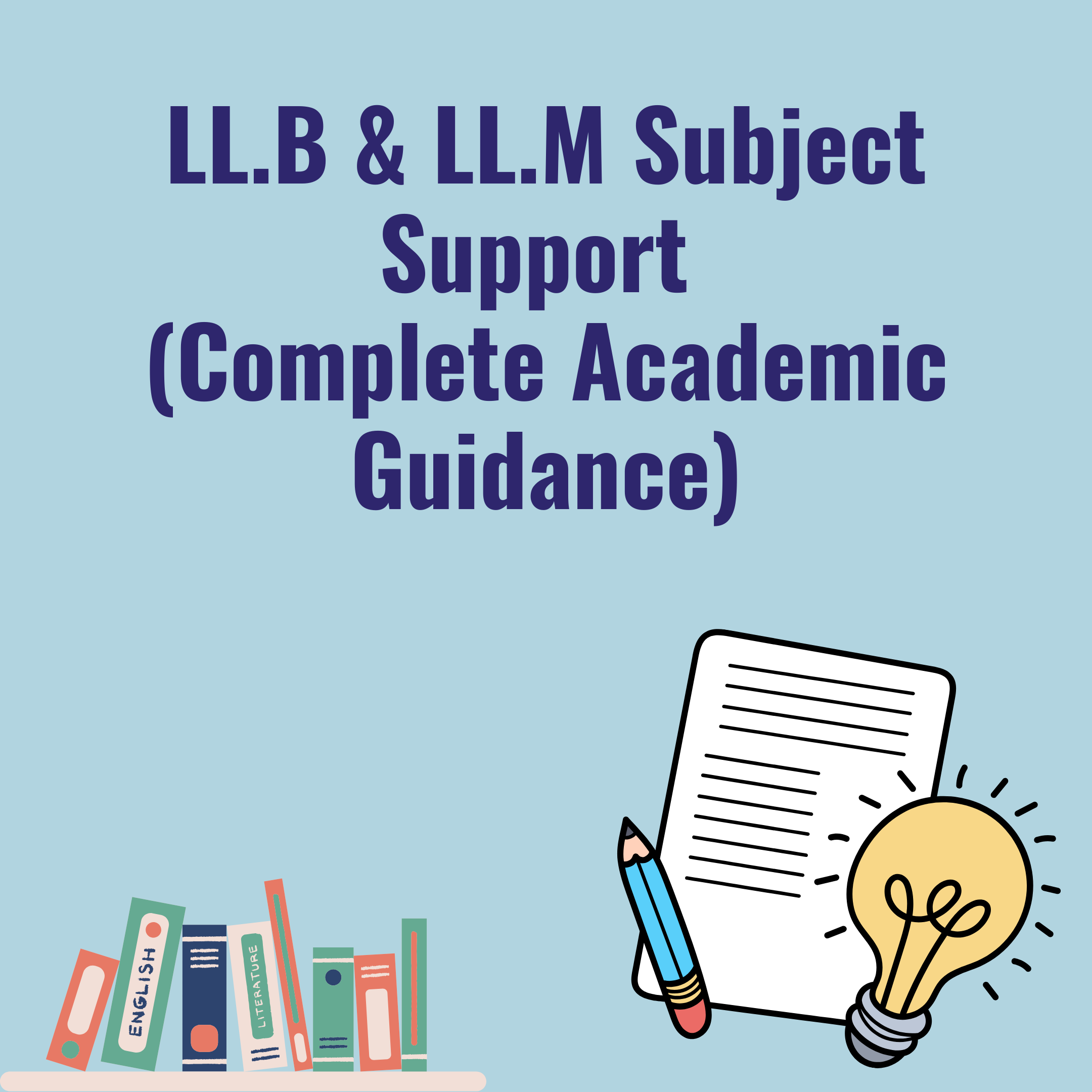 LLB & LLM Subject Support guidance & notes